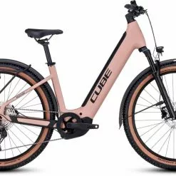 Cube Reaction Hybrid Pro 750 Allroad Blushrose N Silver E-Bike Hardtail Mountainbike Tiefeinsteiger