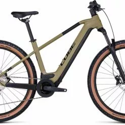 Cube Reaction Hybrid Race 625 Olive N Green E-Bike Hardtail Mountainbike