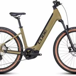 Cube Reaction Hybrid Race 625 Olive N Green E-Bike Hardtail Mountainbike Tiefeinsteiger