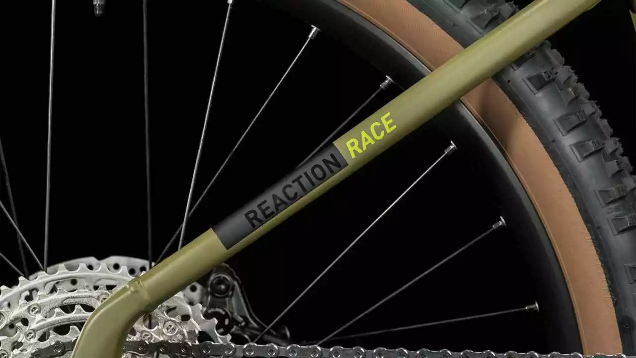 Cube Reaction Hybrid Race 750 Olive N Green E-Bike Hardtail Mountainbike Tiefeinsteiger – Bild 5