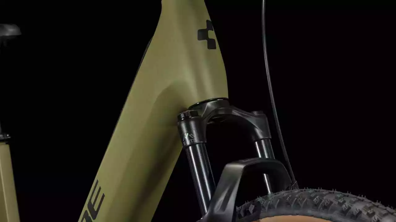 Cube Reaction Hybrid Race 750 Olive N Green E-Bike Hardtail Mountainbike Tiefeinsteiger – Bild 6