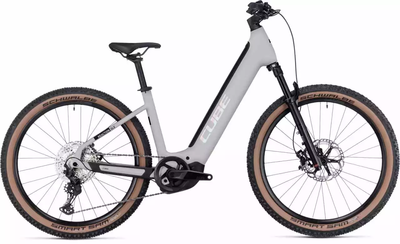 Cube Reaction Hybrid SLX 750 Grey N Spectral E-Bike Hardtail Mountainbike Tiefeinsteiger