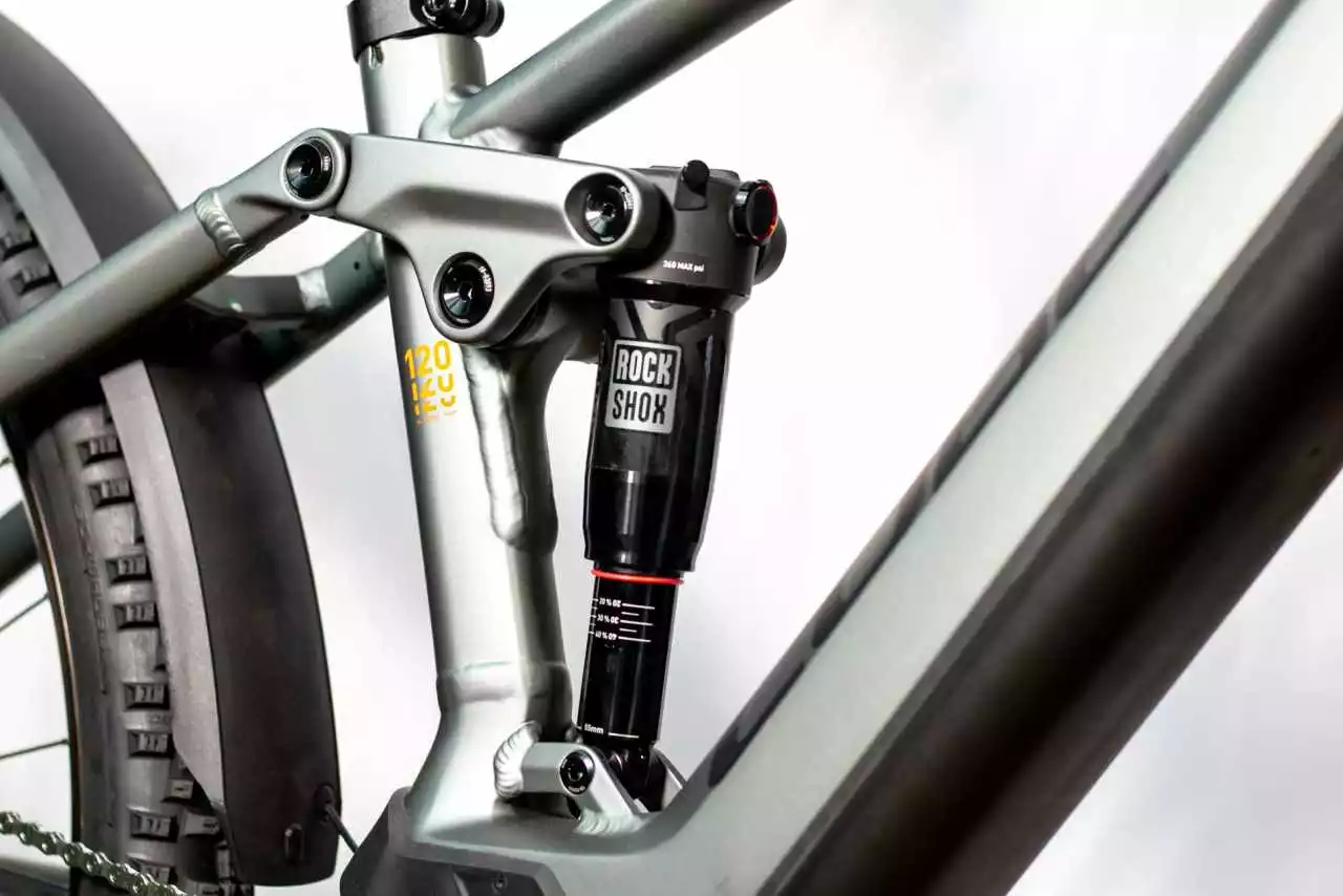 Cube Stereo Hybrid 120 Pro Allroad 750 Flashgrey N Orange E-Bike Fully Mountainbike – Bild 6