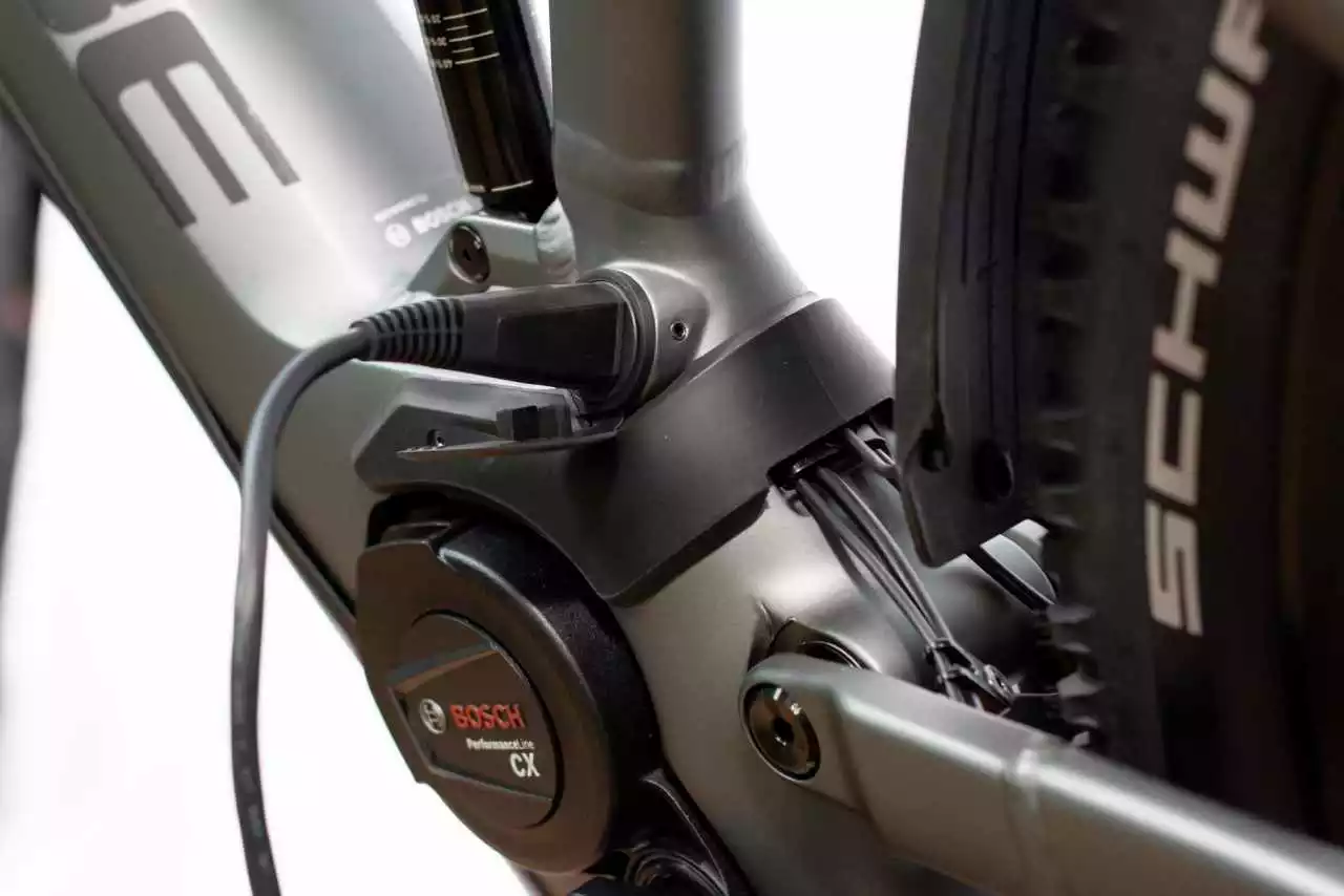 Cube Stereo Hybrid 120 Pro Allroad 750 Flashgrey N Orange E-Bike Fully Mountainbike – Bild 4