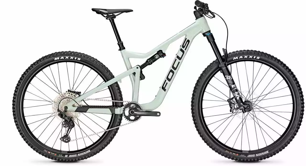 Focus Jam 6.9 Sky Grey Fully Mountainbike – Bild 3