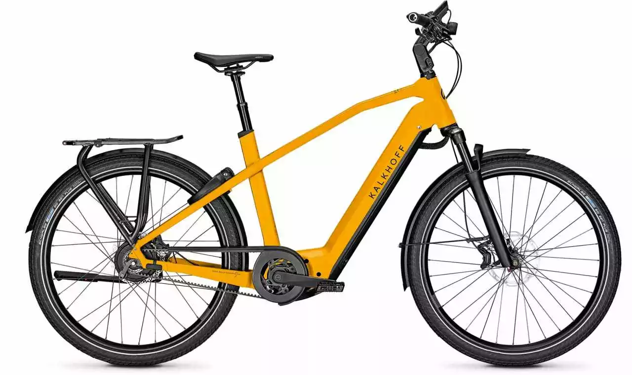 Kalkhoff Image 7.B Excite+ Mustardyellow Matt E-Bike Trekkingrad Herren