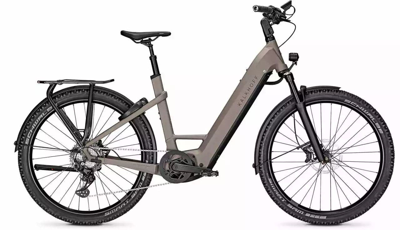 Kalkhoff Entice 7.B Move+ Moonstonegrey Matt E-Bike Hardtail Mountainbike Tiefeinsteiger
