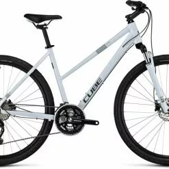 Cube Nature Pro Frostwhite N Grey Crossrad Damen