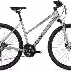 Cube Nature EXC Polarsilver N Black Crossrad Damen