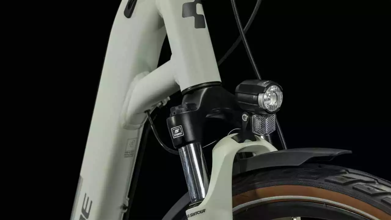 Cube Touring ONE Stonegrey N Flashgrey Trekkingrad Tiefeinsteiger – Bild 4