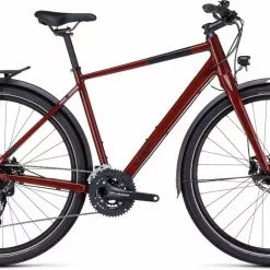 Cube Travel Mirrorred N Black Trekkingrad Herren