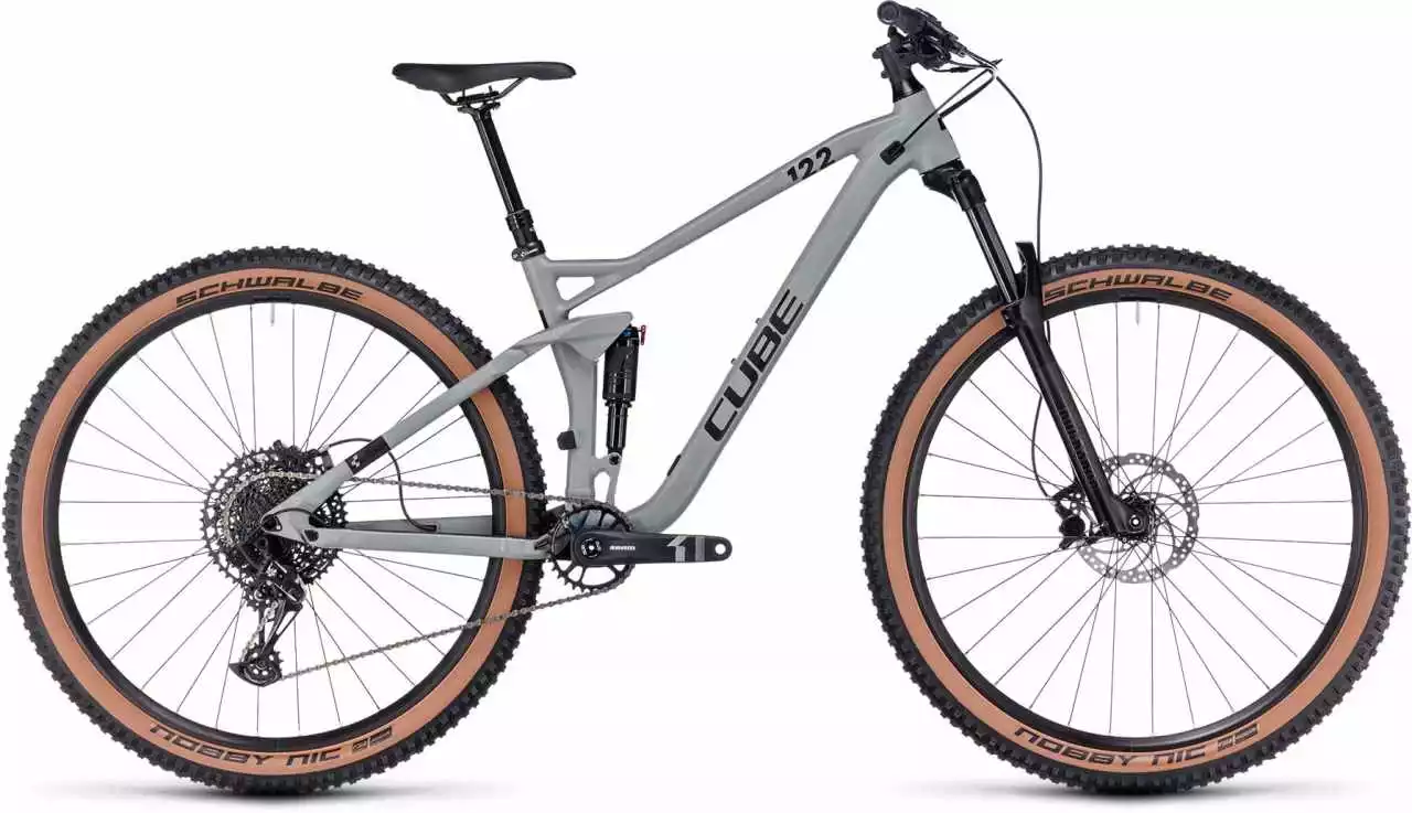 Cube Stereo ONE22 Pro Swampgrey N Black Fully Mountainbike