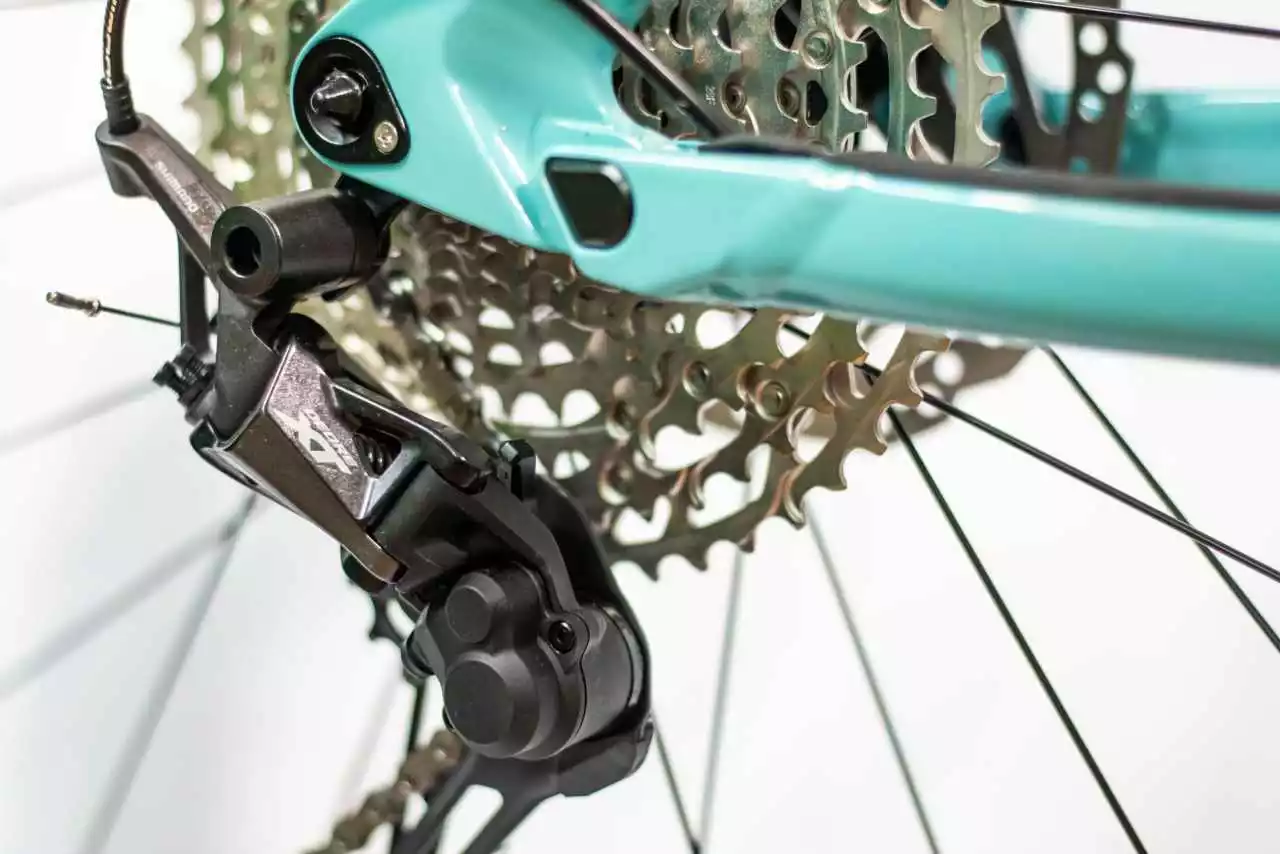 Cube Stereo ONE22 Race Mayablue N Black Fully Mountainbike – Bild 6