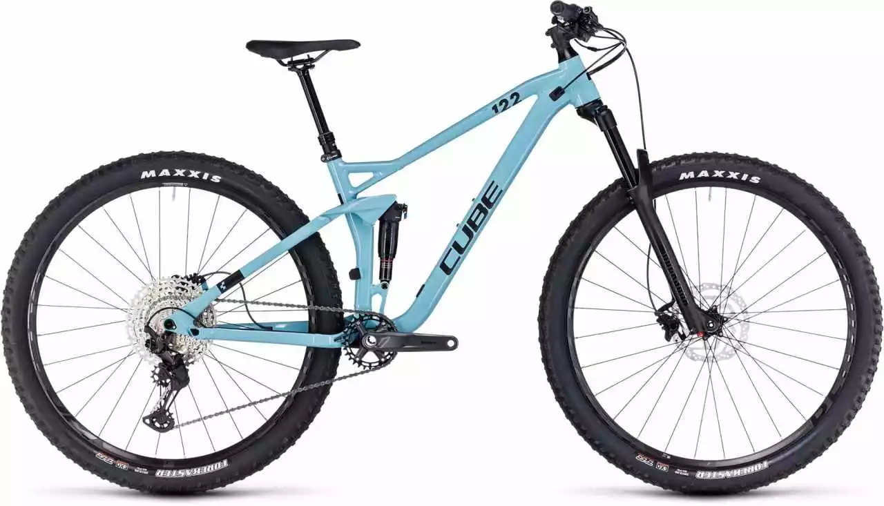 Cube Stereo ONE22 Race Mayablue N Black Fully Mountainbike
