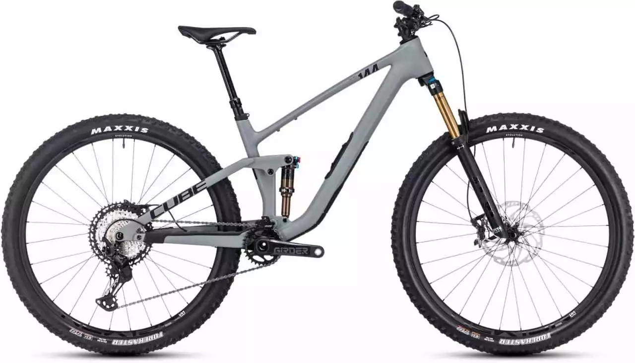 Cube Stereo ONE44 C:62 Race Swampgrey N Black Fully Mountainbike