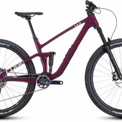 Cube Stereo ONE44 C:68X SLX Wine N Grey Fully Mountainbike