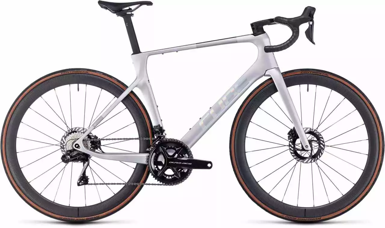 Cube Agree C:62 SLT Silver N Black Carbon Rennrad Herren