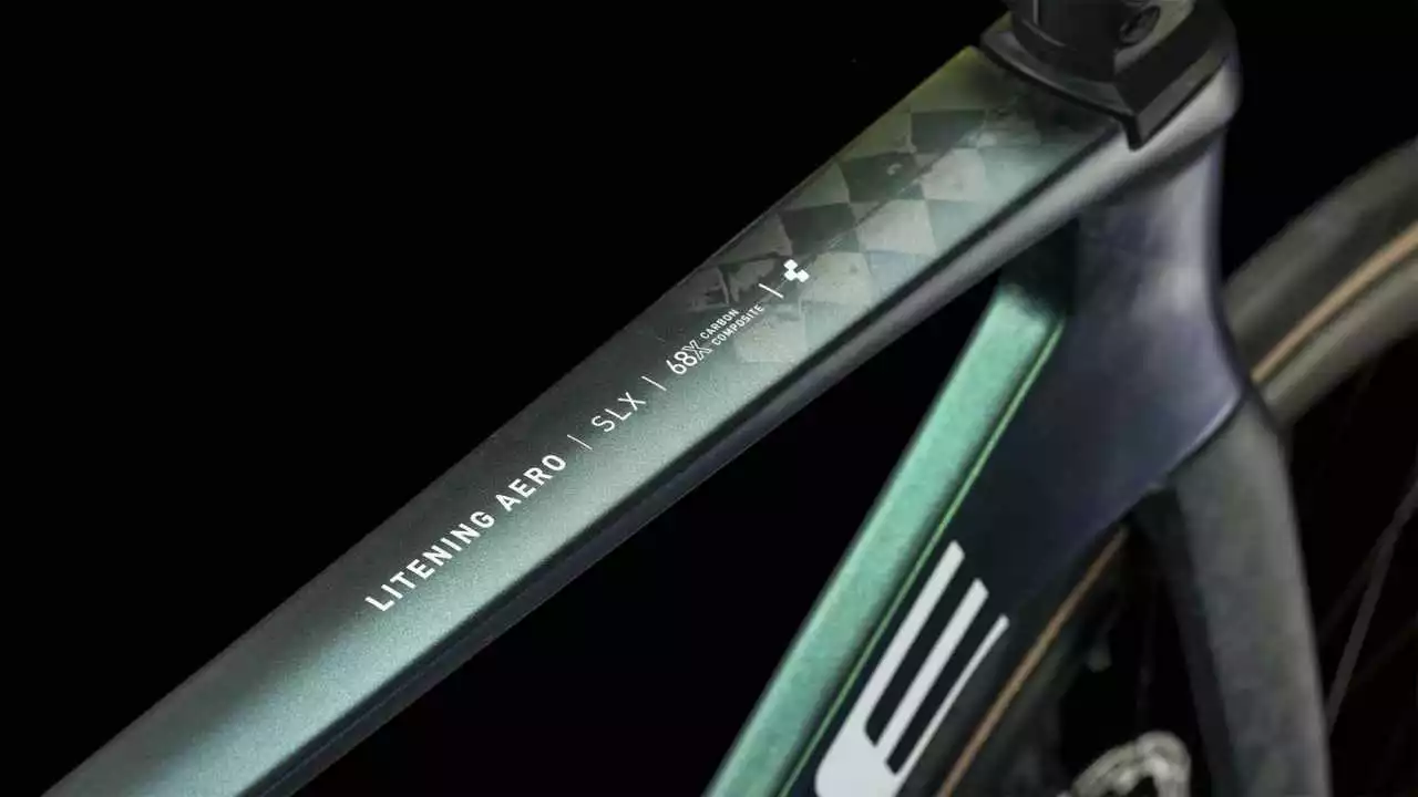 Cube Litening AERO C:68X SLX Goblin N Yellow Carbon Rennrad Herren – Bild 3