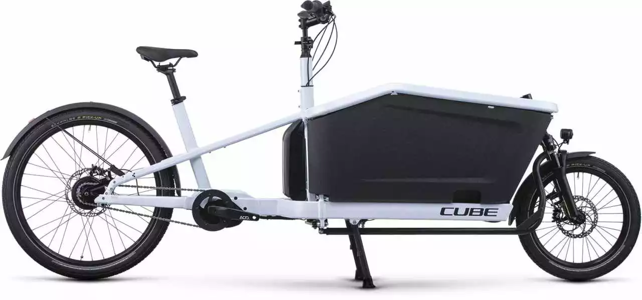Cube Cargo Dual Hybrid 1000 Flashwhite N Black E-Bike Lastenfahrrad
