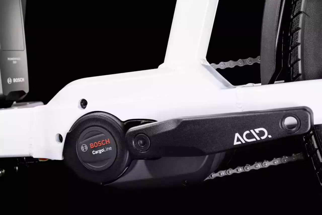 Cube Cargo Dual Hybrid 1000 Flashwhite N Black E-Bike Lastenfahrrad – Bild 5