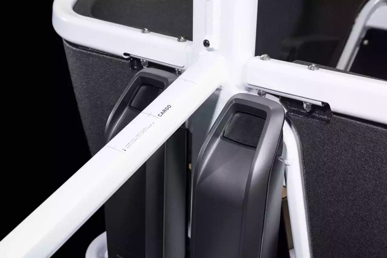 Cube Cargo Dual Hybrid 1000 Flashwhite N Black E-Bike Lastenfahrrad – Bild 6