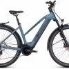 Cube Kathmandu Hybrid ABS 750 Smaragdgrey N Blue E-Bike Trekkingrad Damen