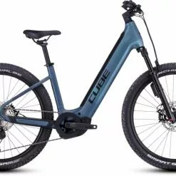 Cube Reaction Hybrid ABS 750 Smaragdgrey N Blue E-Bike Hardtail Mountainbike Tiefeinsteiger