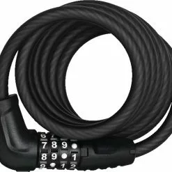 Abus Spiralkabelschloss 5510C/180/10 BK SCLL Numero