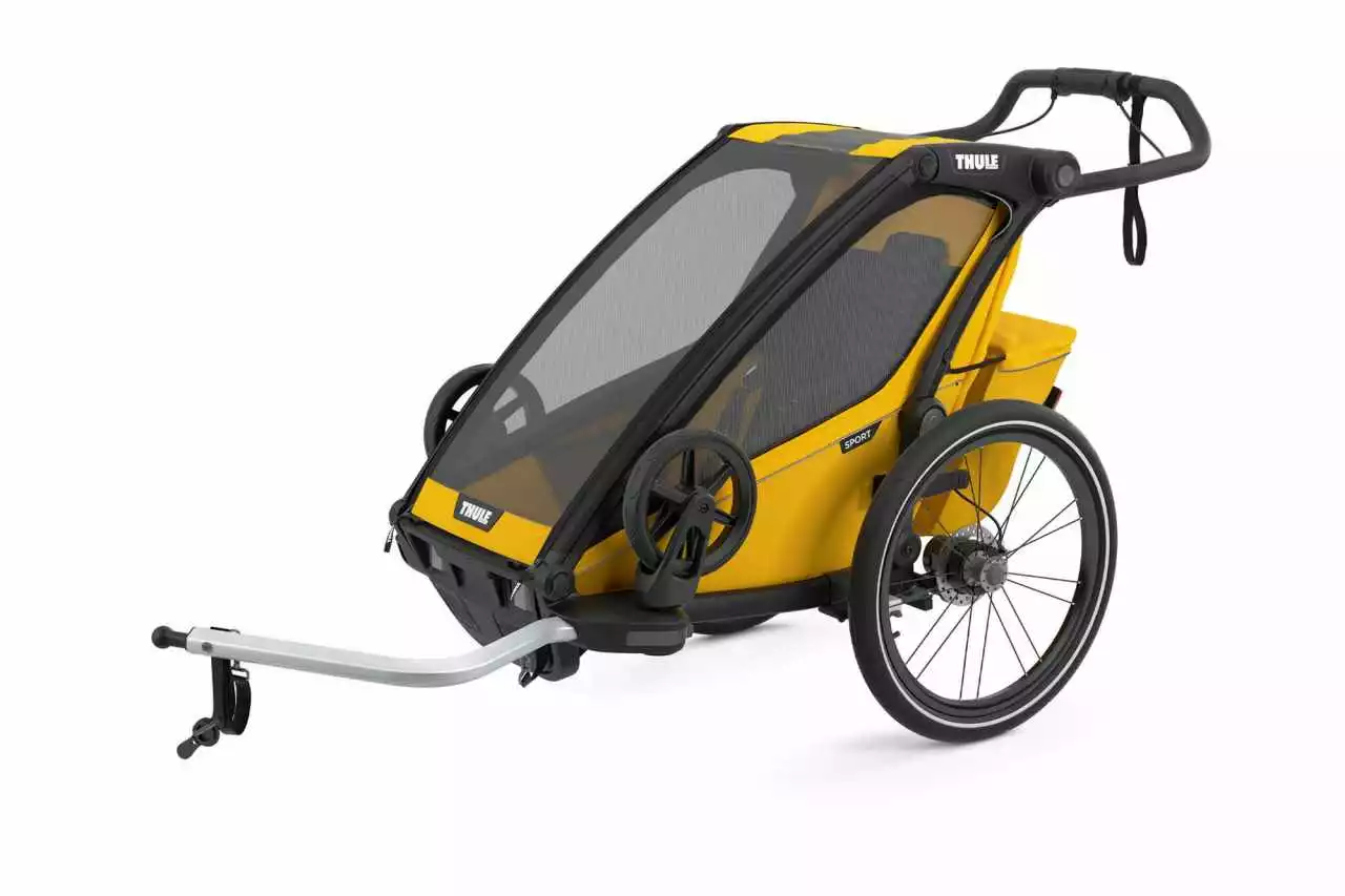 Thule Chariot Sport 1 Kinderanhänger, Spectra Yellow – Bild 3