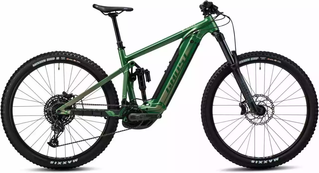 Ghost E-Riot AM AL Essential Metallic Kaki / Light Kaki Matt E-Bike Fully Mountainbike