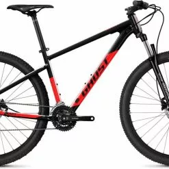 Ghost Kato 27.5 AL Black / Riot Red Glossy Hardtail Mountainbike
