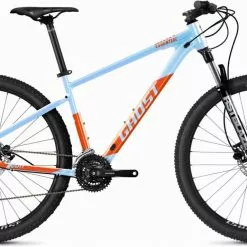 Ghost Kato Essential 27.5 AL Baby Blue Pearl / Dark Orange Glossy Hardtail Mountainbike