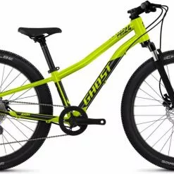 Ghost Kato 24 Pro Candy Lime Green / Black Glossy Kinderrad 24 Zoll