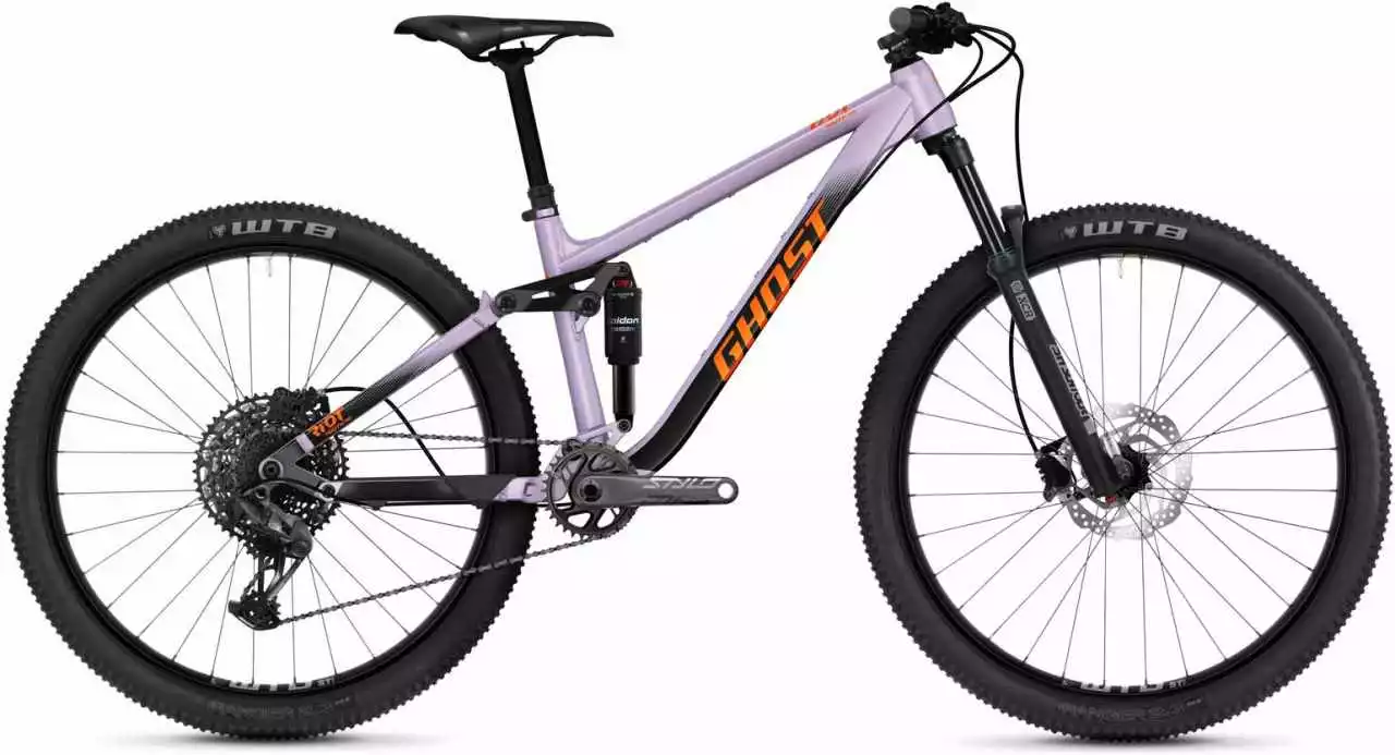 Ghost Riot Youth Pro AL U Purple Grey / Black / Monarch Orange Matt Fully Mountainbike