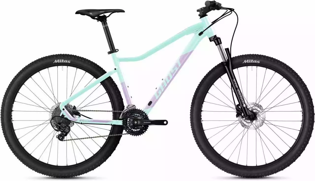 Ghost Lanao 27.5 AL Light Mint Pearl / Purple Pearl Glossy Hardtail Mountainbike Damen