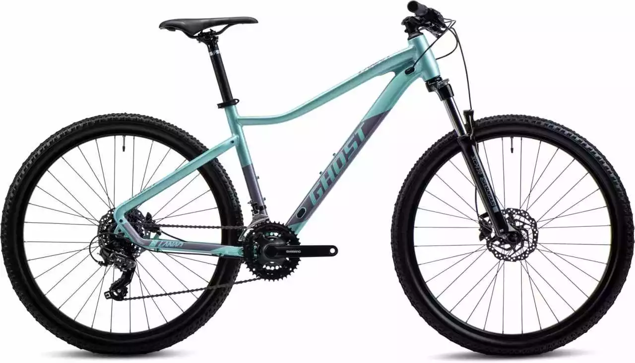 Ghost Lanao 27.5 AL Light Mint Pearl / Purple Pearl Glossy Hardtail Mountainbike Damen Lackschaden