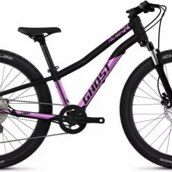 Ghost Lanao 24 Full Party Black / Fogbow Purple Glossy Kinderrad 24 Zoll
