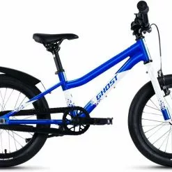 Ghost Powerkid 16 Candy Blue / Pearl White Glossy Kinderrad 16 Zoll