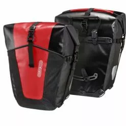 Ortlieb Back-Roller Fahrradtaschen Pro Classic Rot Schwarz