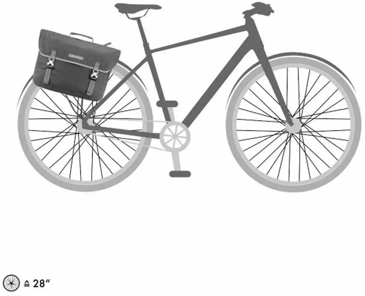 Ortlieb Commuter-Bag Two Urban, QL2.1, Pepper – Bild 9