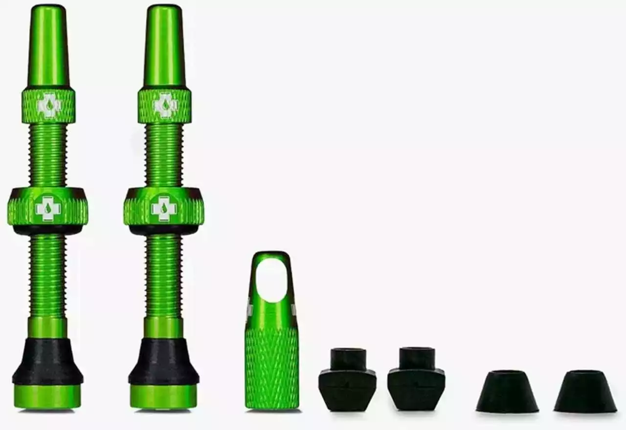 Muc-Off Tubeless Valve Kit Universal Für MTB & Road Grün 60