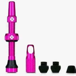 Muc-Off Tubeless-Ventilkit Universal Für MTB / Straße Pink 60 Mm