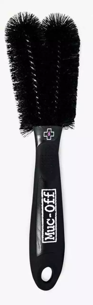 Muc-Off Two Prong Brush Black Nos