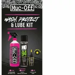 Muc-Off Wash, Protect, Lube Kit (Dry Lube Version) Black Nos
