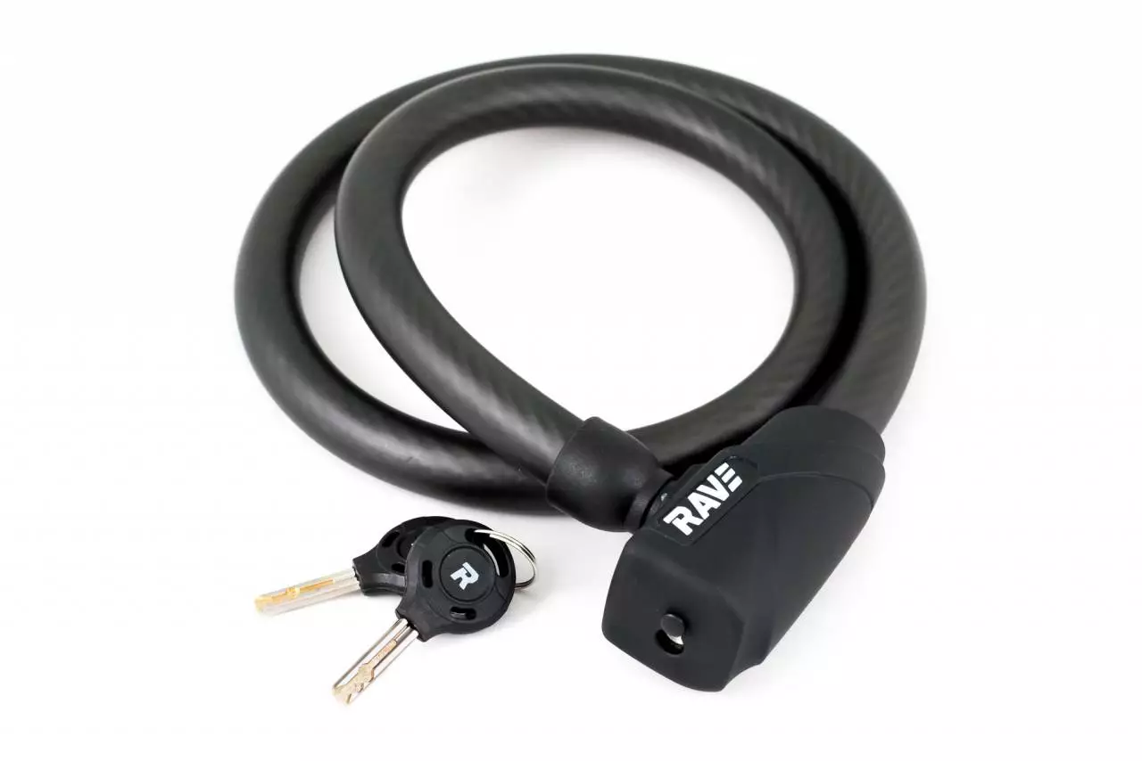 RAVE High Pro 6 - Spiralschloss Mit Schlüssel (18 X 100 Cm) – Bild 3