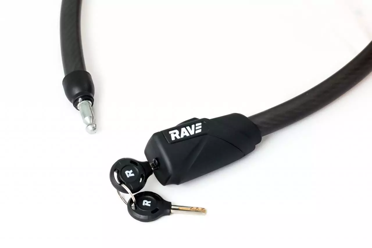 RAVE High Pro 6 - Spiralschloss Mit Schlüssel (18 X 100 Cm) – Bild 6