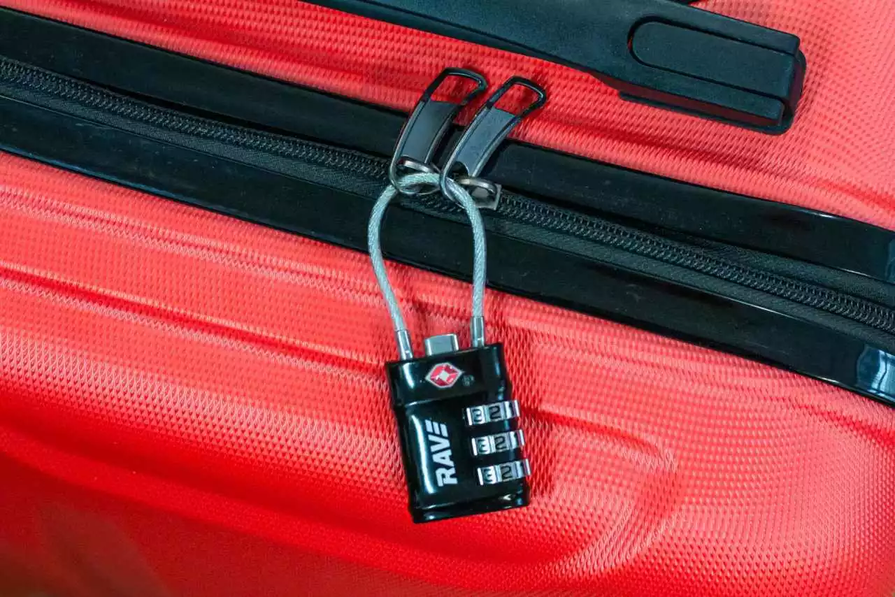 RAVE TSA Koffer-Schloss Mit Zahlenkombination – Bild 4