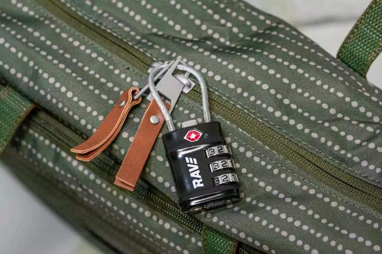 RAVE TSA Koffer-Schloss Mit Zahlenkombination – Bild 5