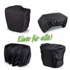 Haberland GmbH Regenschutzhaube Für Gepäckträgertasche Einzeltaschen, Körbe
