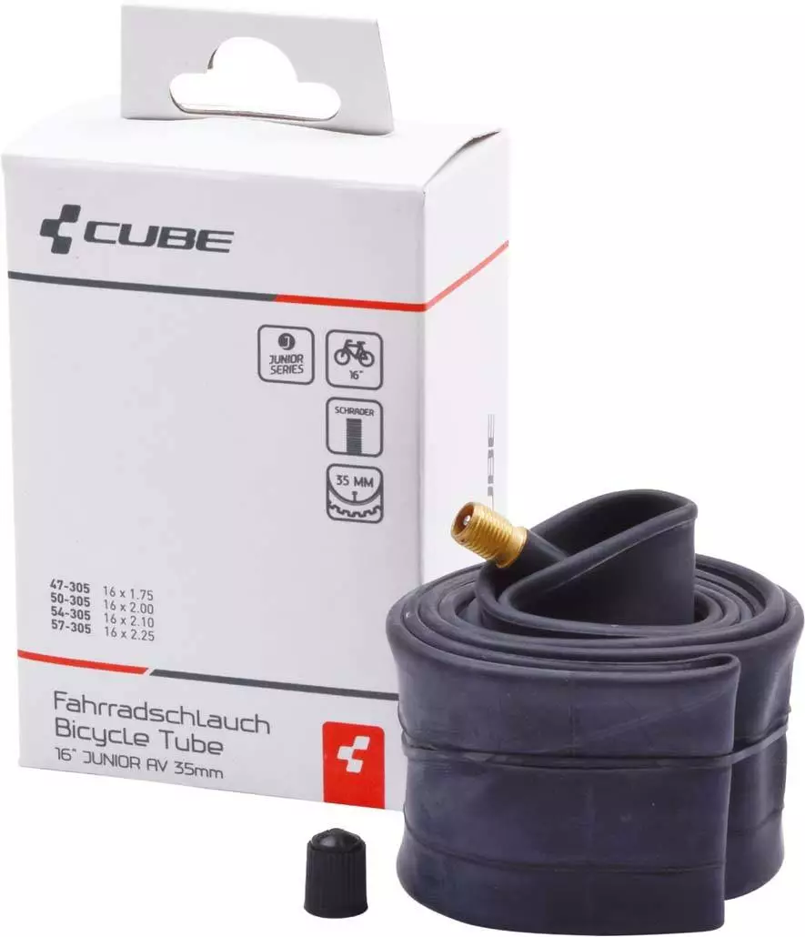 Cube Schlauch 16" JUNIOR/MTB AV 35mm Black